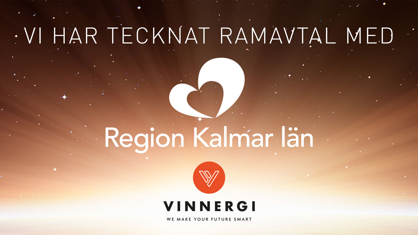 Vinnergi har tecknat ett nytt ramavtal med Region Kalmar län