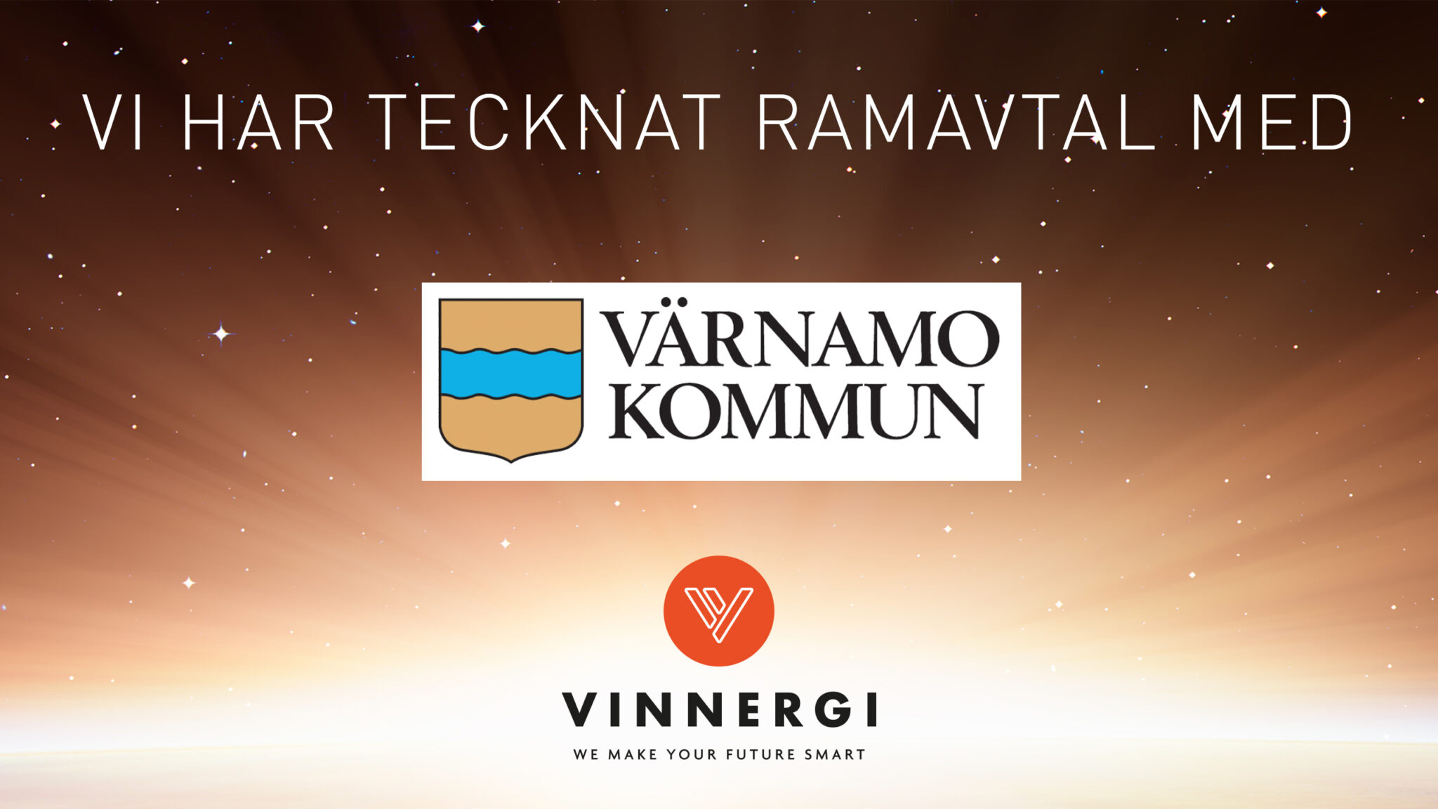 Vinnergi ingår ramavtal med Värnamo kommun