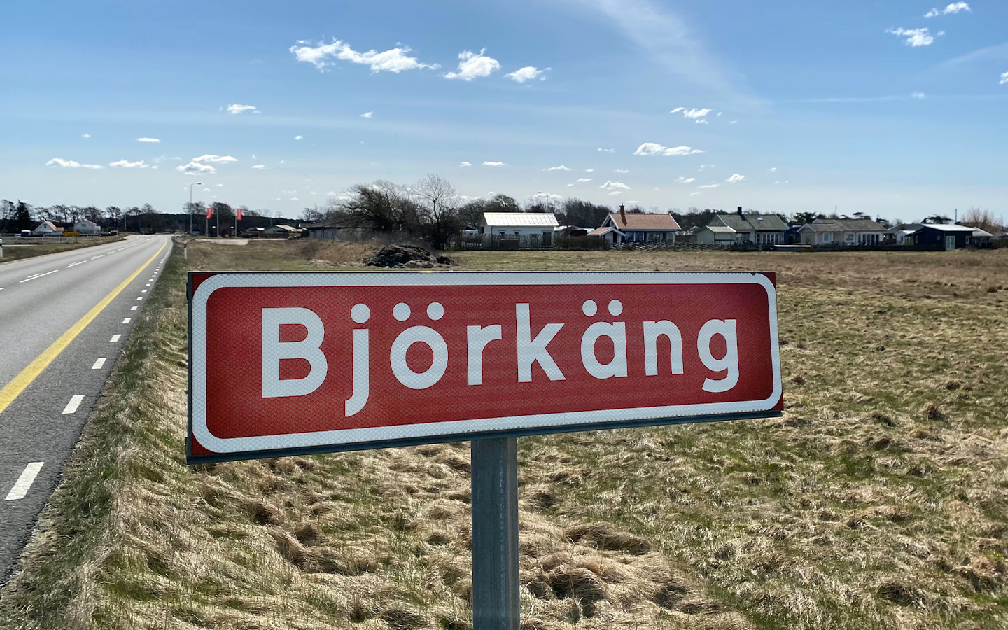 Ortnamnsmärke: Björkäng