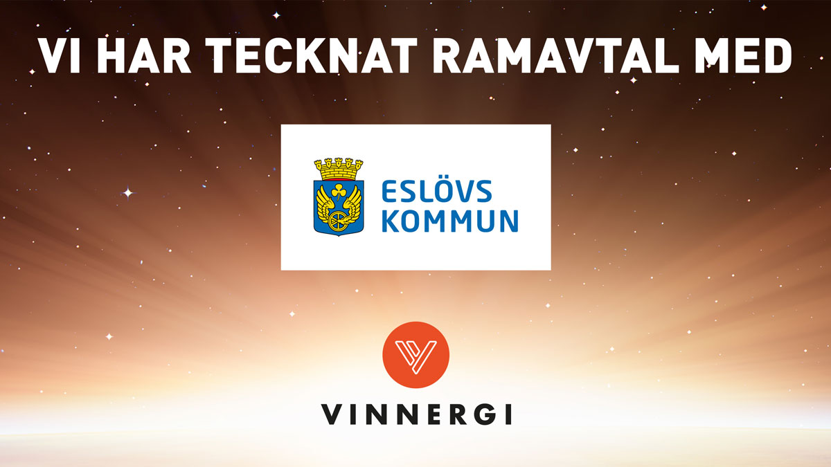 Vinnergi tecknar ramavtal med Eslövs kommun