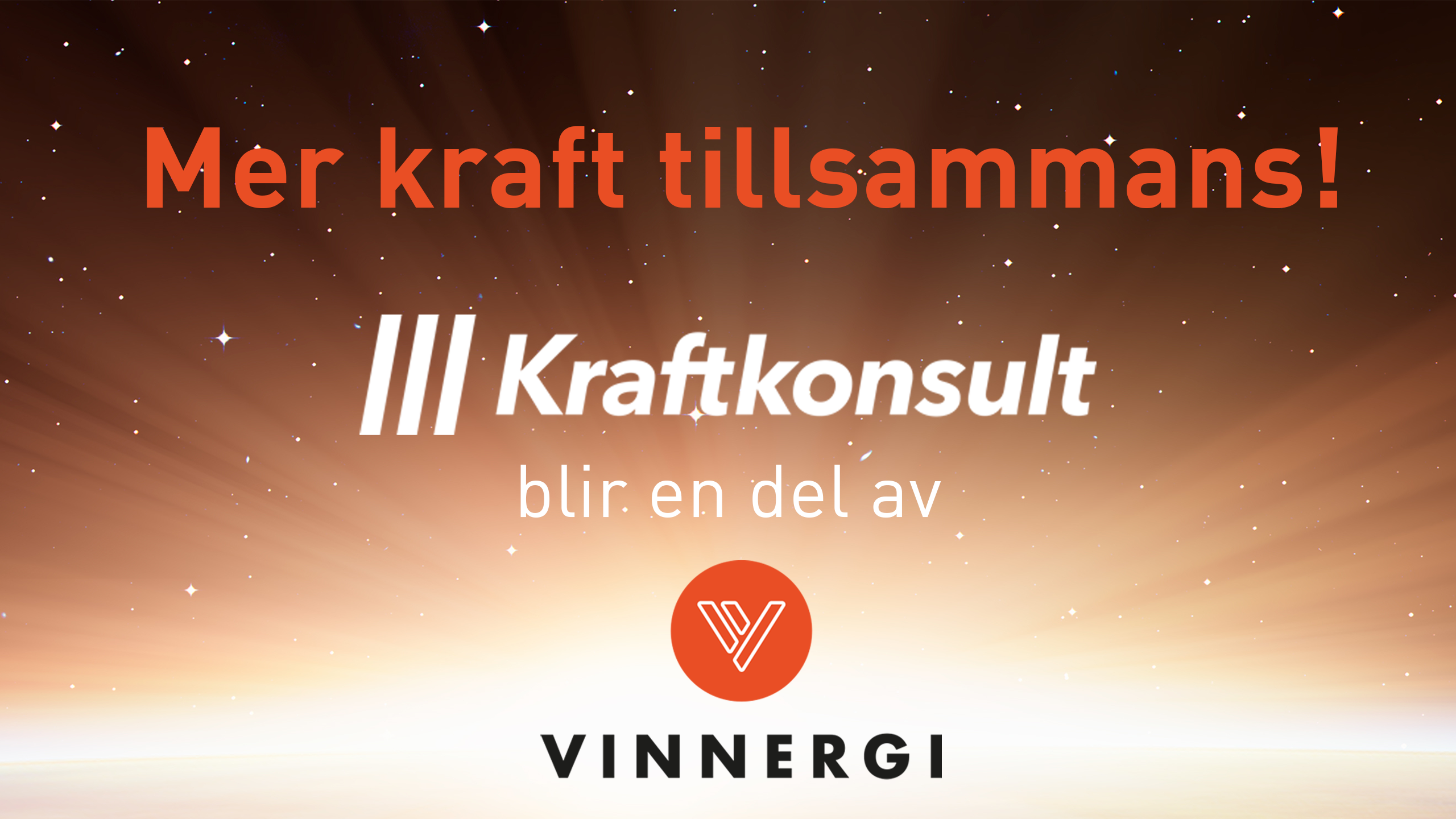 Vinnergi växer – stärker energiområdet med Kraftkonsult